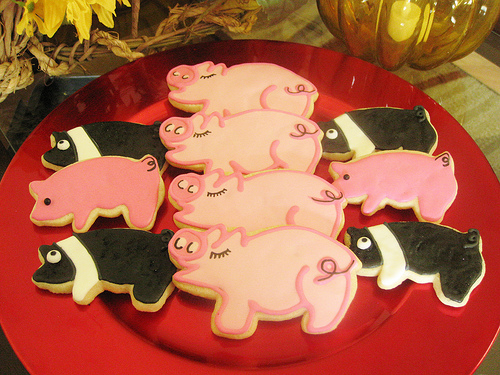 pig cookies