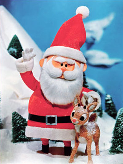 Santa Claus and Rudolph from Santa Claus is Coming to Town
